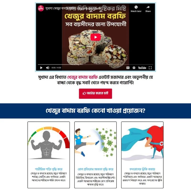 Khejur Badam barfi